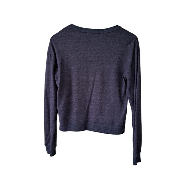 SPIRITUAL GANGSTER Grateful Gray Crewneck Graphic Sweater Long Sleeve Top Small - Picture 8 of 10